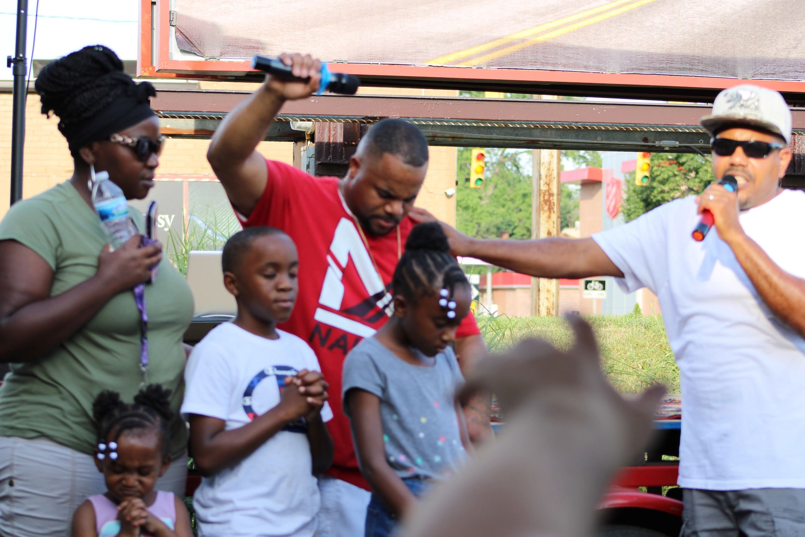 Community outdoor event performance