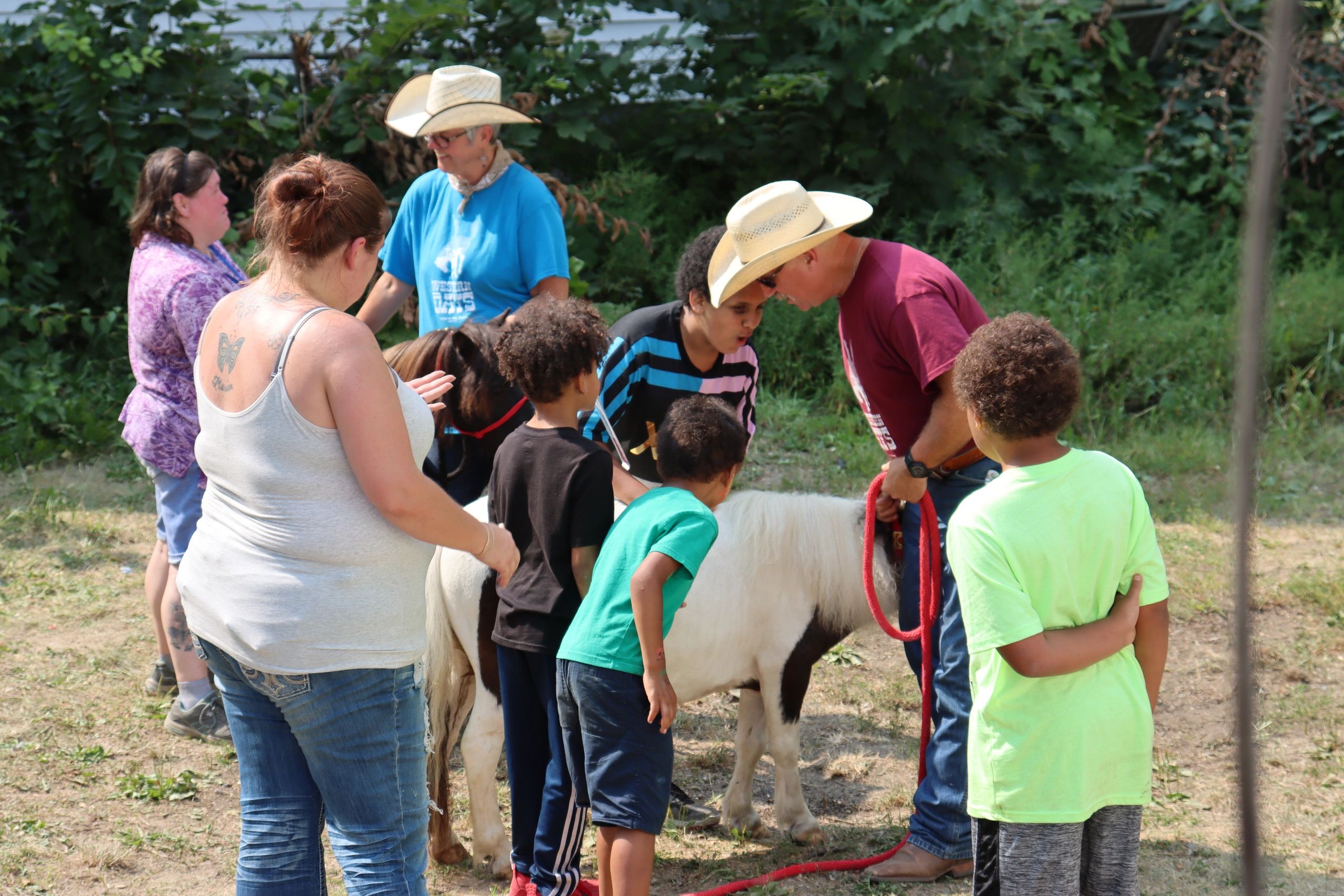 Educational event with goat